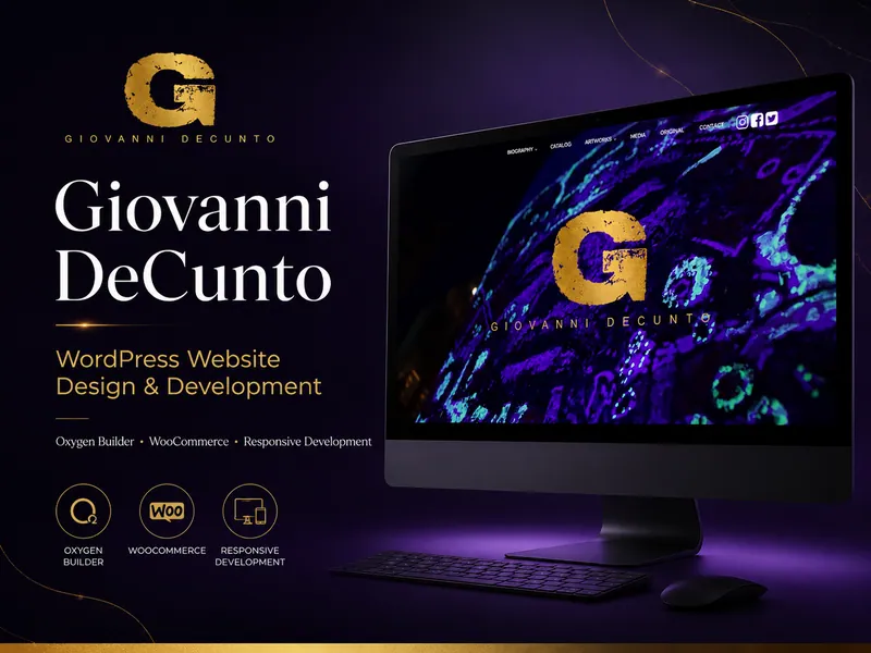 Giovanni DeCunto website portfolio preview