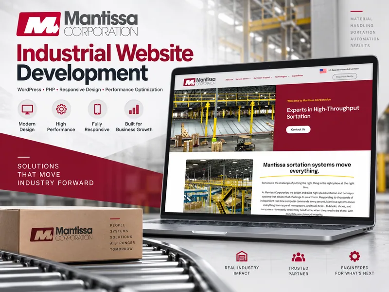 Mantissa Corporation website portfolio preview